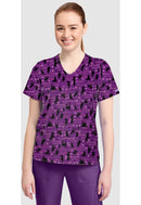 Cherokee  Women's High-Low V-Neck Top. Item CK857 in CK GENUINE Collection. Live Chat for Bulk Discounts.