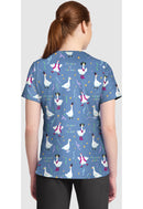 Cherokee  Women's High-Low V-Neck Top. Item CK857 in CK GENUINE Collection. Live Chat for Bulk Discounts.