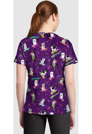 Cherokee  Women's High-Low V-Neck Top. Item CK857 in CK GENUINE Collection. Live Chat for Bulk Discounts.