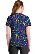 Cherokee  Women's High-Low V-Neck Top. Item CK857 in CK GENUINE Collection. Live Chat for Bulk Discounts.