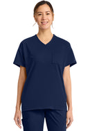 Cherokee Women's 3 Pocket V-Neck Tunic. Item CK863 in CK ACHIEVE Collection. Live Chat for Bulk Discounts.