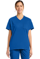 Cherokee Women's 3 Pocket V-Neck Tunic. Item CK863 in CK ACHIEVE Collection. Live Chat for Bulk Discounts.