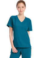 Cherokee Women's Tuck-in V-Neck Top. Item CK954A in CK WW ORIGINALS ULTRA Collection. Live Chat for Bulk Discounts.