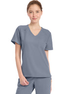 Cherokee Women's Tuck-in V-Neck Top. Item CK954A in CK WW ORIGINALS ULTRA Collection. Live Chat for Bulk Discounts.