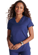 Cherokee Mitered V-Neck Top. Item CKA667 in CK ALLURA SELECT Collection. Live Chat for Bulk Discounts.