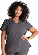 Cherokee Mitered V-Neck Top. Item CKA667 in CK ALLURA SELECT Collection. Live Chat for Bulk Discounts.