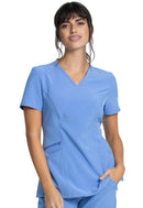 Cherokee V-Neck Top. Item CKA684 in CK ALLURA Collection. Live Chat for Bulk Discounts.