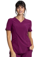 Cherokee V-Neck Top. Item CKA684 in CK ALLURA Collection. Live Chat for Bulk Discounts.