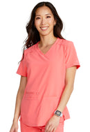 Cherokee V-Neck Top. Item CKA685 in CK ALLURA Collection. Live Chat for Bulk Discounts.