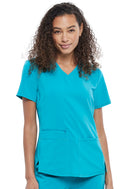 Cherokee V-Neck Top. Item CKA685 in CK ALLURA Collection. Live Chat for Bulk Discounts.