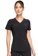 Cherokee Mock Wrap Top. Item CKA688 in CK ALLURA Collection. Live Chat for Bulk Discounts.