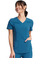 Cherokee Mock Wrap Top. Item CKA688 in CK ALLURA Collection. Live Chat for Bulk Discounts.