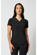 Cherokee Tuckable V-Neck Top. Item CKA690 in CK ALLURA Collection. Live Chat for Bulk Discounts.