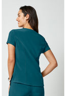 Cherokee Tuckable V-Neck Top. Item CKA690 in CK ALLURA Collection. Live Chat for Bulk Discounts.