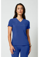 Cherokee Tuckable V-Neck Top. Item CKA690 in CK ALLURA Collection. Live Chat for Bulk Discounts.