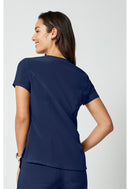 Cherokee Tuckable V-Neck Top. Item CKA690 in CK ALLURA Collection. Live Chat for Bulk Discounts.