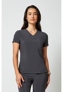 Cherokee Tuckable V-Neck Top. Item CKA690 in CK ALLURA Collection. Live Chat for Bulk Discounts.