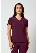 Cherokee Tuckable V-Neck Top. Item CKA690 in CK ALLURA Collection. Live Chat for Bulk Discounts.