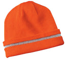 CornerStone ®  - Enhanced Visibility Beanie with Reflective Stripe.  CS800