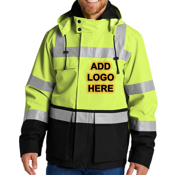 CornerStone [CSJ502] ANSI 107 Class 3 Waterproof Ripstop 3-In-1 Parka with Reflective Tape. Live Chat for Bulk Discounts.