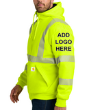 Carhartt ANSI 107 Class 3 Lined Full Zip Sweatshirt CT104988.  Live Chat for Bulk Discounts.