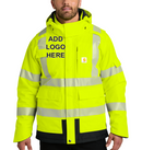 Carhartt [CT106694] ANSI 107 Class 3 Waterproof Heavyweight Insulated High Visibility Jacket.  Live Chat for Bulk Order Discounts.