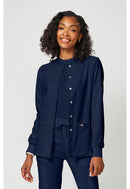 Dickies Snap Front Warm-up Jacket. Item DK305 in DK EDS ESSENTIALS Collection. Live Chat for Bulk Discounts.