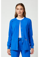 Dickies Snap Front Warm-up Jacket. Item DK305 in DK EDS ESSENTIALS Collection. Live Chat for Bulk Discounts.