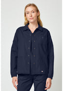 Dickies Women's snap front jacket. Item DK343 in DK FORGE Collection. Live Chat for Bulk Discounts.