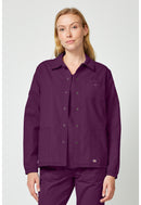 Dickies Women's snap front jacket. Item DK343 in DK FORGE Collection. Live Chat for Bulk Discounts.
