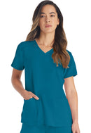 Dickies V-Neck Top. Item DK615 in DK EDS ESSENTIALS Collection. Live Chat for Bulk Discounts.