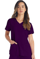 Dickies V-Neck Top. Item DK615 in DK EDS ESSENTIALS Collection. Live Chat for Bulk Discounts.