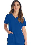 Dickies V-Neck Top. Item DK615 in DK EDS ESSENTIALS Collection. Live Chat for Bulk Discounts.