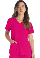 Dickies V-Neck Top. Item DK615 in DK EDS ESSENTIALS Collection. Live Chat for Bulk Discounts.