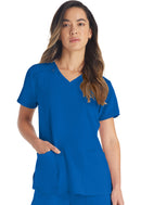 Dickies V-Neck Top. Item DK615 in DK EDS ESSENTIALS Collection. Live Chat for Bulk Discounts.