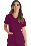 Dickies V-Neck Top. Item DK615 in DK EDS ESSENTIALS Collection. Live Chat for Bulk Discounts.