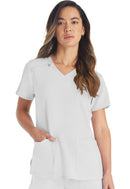 Dickies V-Neck Top. Item DK615 in DK EDS ESSENTIALS Collection. Live Chat for Bulk Discounts.
