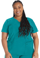 Dickies Mock Wrap Top. Item DK625 in DK EDS ESSENTIALS Collection. Live Chat for Bulk Discounts.