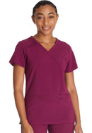 Dickies Mock Wrap Top. Item DK625 in DK EDS ESSENTIALS Collection. Live Chat for Bulk Discounts.