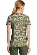 Dickies V-Neck Print Top. Item DK667 in DK EDS Collection. Live Chat for Bulk Discounts.