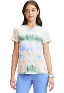 Dickies V-Neck Print Top. Item DK667 in DK EDS Collection. Live Chat for Bulk Discounts.