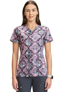 Dickies V-Neck Print Top. Item DK667 in DK EDS Collection. Live Chat for Bulk Discounts.