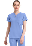 Dickies Round Neck Henley Top. Item DK681 in DK EDS NXT Collection. Live Chat for Bulk Discounts.