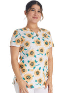Dickies V-Neck Print Top. Item DK717 in DK EDS Collection. Live Chat for Bulk Discounts.