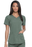 Dickies V-Neck Top. Item DK730 in DK DYNAMIX Collection. Live Chat for Bulk Discounts.