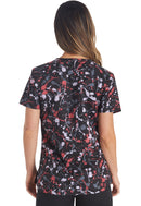 Dickies V-Neck Print Top. Item DK876 in DK EDS Collection. Live Chat for Bulk Discounts.