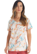 Dickies V-Neck Print Top. Item DK881 in DK EDS Collection. Live Chat for Bulk Discounts.