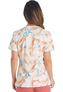 Dickies V-Neck Print Top. Item DK881 in DK EDS Collection. Live Chat for Bulk Discounts.