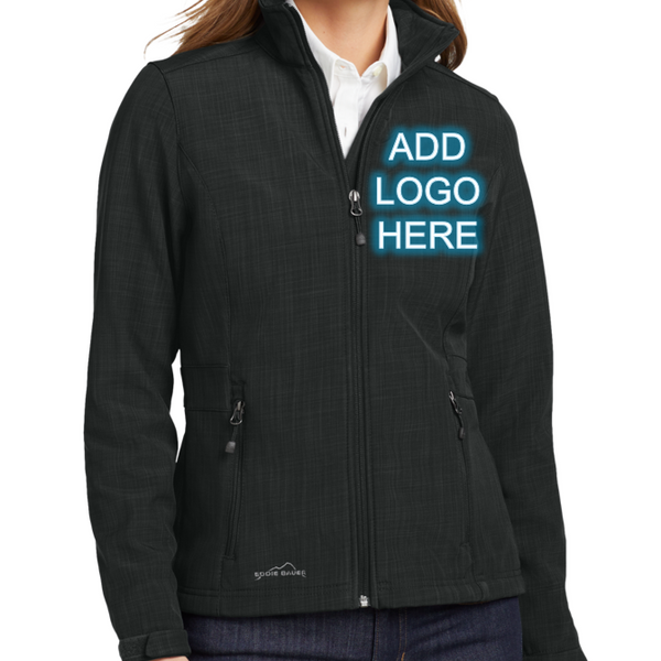 Custom Embroidered Eddie Bauer [EB533] Ladies Shaded Crosshatch