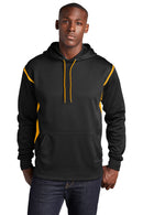 Sport-Tek ®  Tech Fleece Colorblock Hooded Sweatshirt. F246